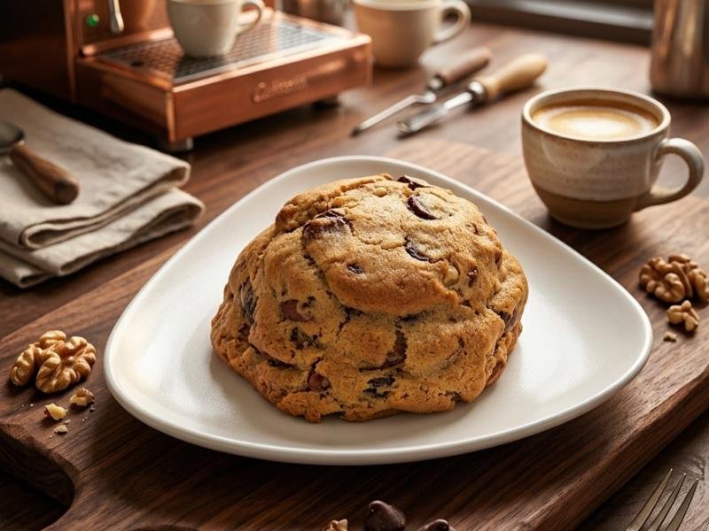Galleta estilo NY de Chocolate con Nuez